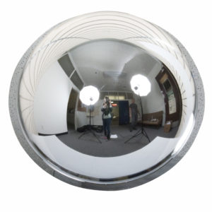 Miroir de sécurité hémisphérique de 360° en acrylique