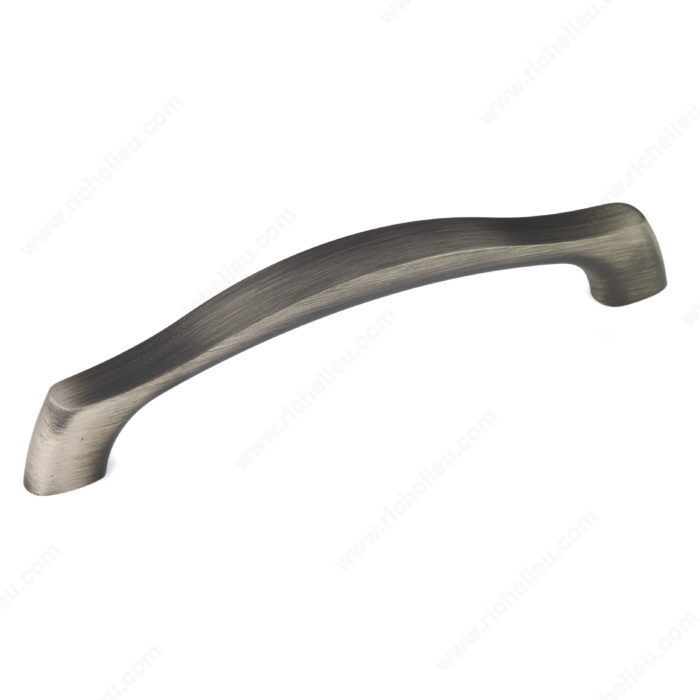 96 mm - Brushed Oil-Rubbed Bronze  Finish 811-3 25/32 in Richelieu Hardware BP81196BORB Contemporary Metal Pull 