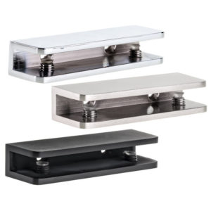 Details about   2/4pcs Glass Shelf Support Holder Wall Mount Bracket Clip Staircase Table 8/10mm 