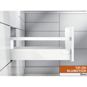 Drawer with Tubes - Height C (192 mm) for Tip-On Blumotion