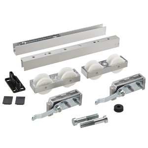 HAWA JUNIOR 160/B Hardware Set with Two Track Stoppers