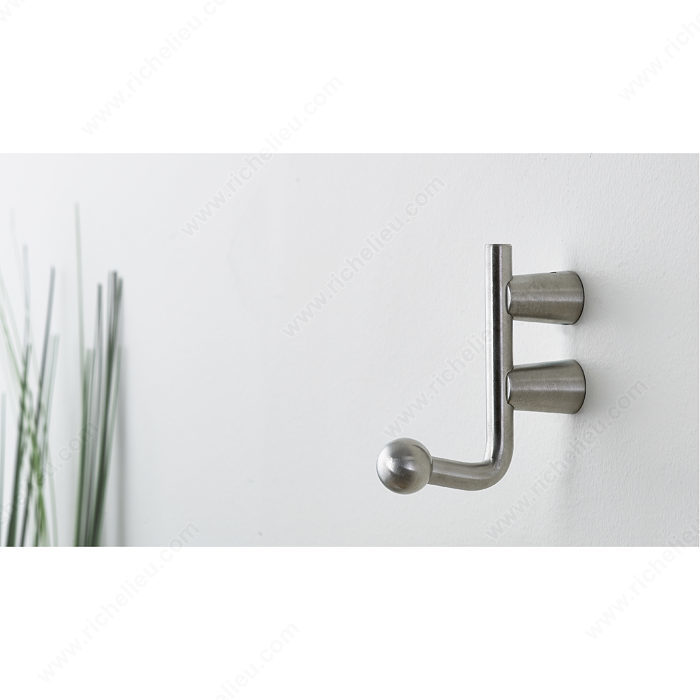 Richelieu Hardware 560002170 Contemporary Hook Stainless Steel Finish 