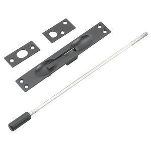 Flush Bolt for Metal Doors with 12" Extension