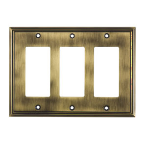 Switch plate 3 Decora - Contemporary Style