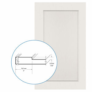Thermofoil PVC Door: Series: 61 | Model: Shaker