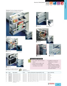 Richelieu Catalog Library - Solutions - Kitchen Accessories and Storage Systems - page 35