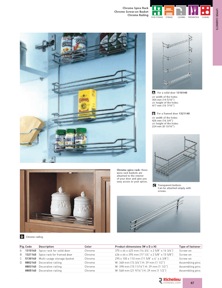 Richelieu Catalog Library - Solutions - Kitchen Accessories and Storage Systems - page 47