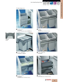 Richelieu Catalog Library - Solutions - Kitchen Accessories and Storage Systems - page 61