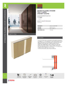 Librairie des catalogues Richelieu - R-RANGEMENT Furniture Sliding Door Hardware - page 40