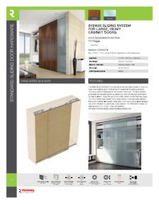 Librairie des catalogues Richelieu - R-RANGEMENT Furniture Sliding Door Hardware - page 42